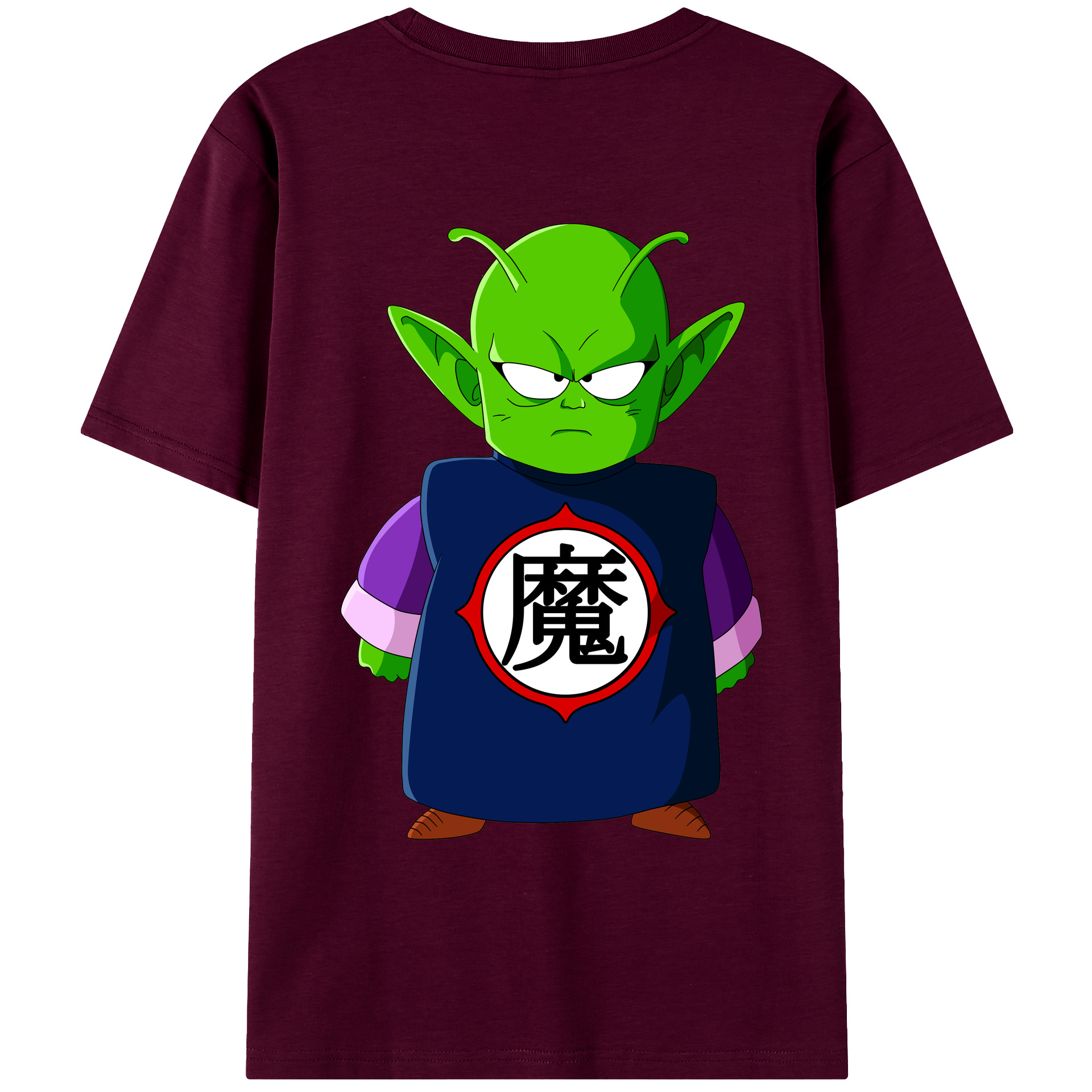 （画像用） ドラゴンボール ピッコロ DRAGON BALL Piccolo レディース半袖Tシャツ(バックプリント)